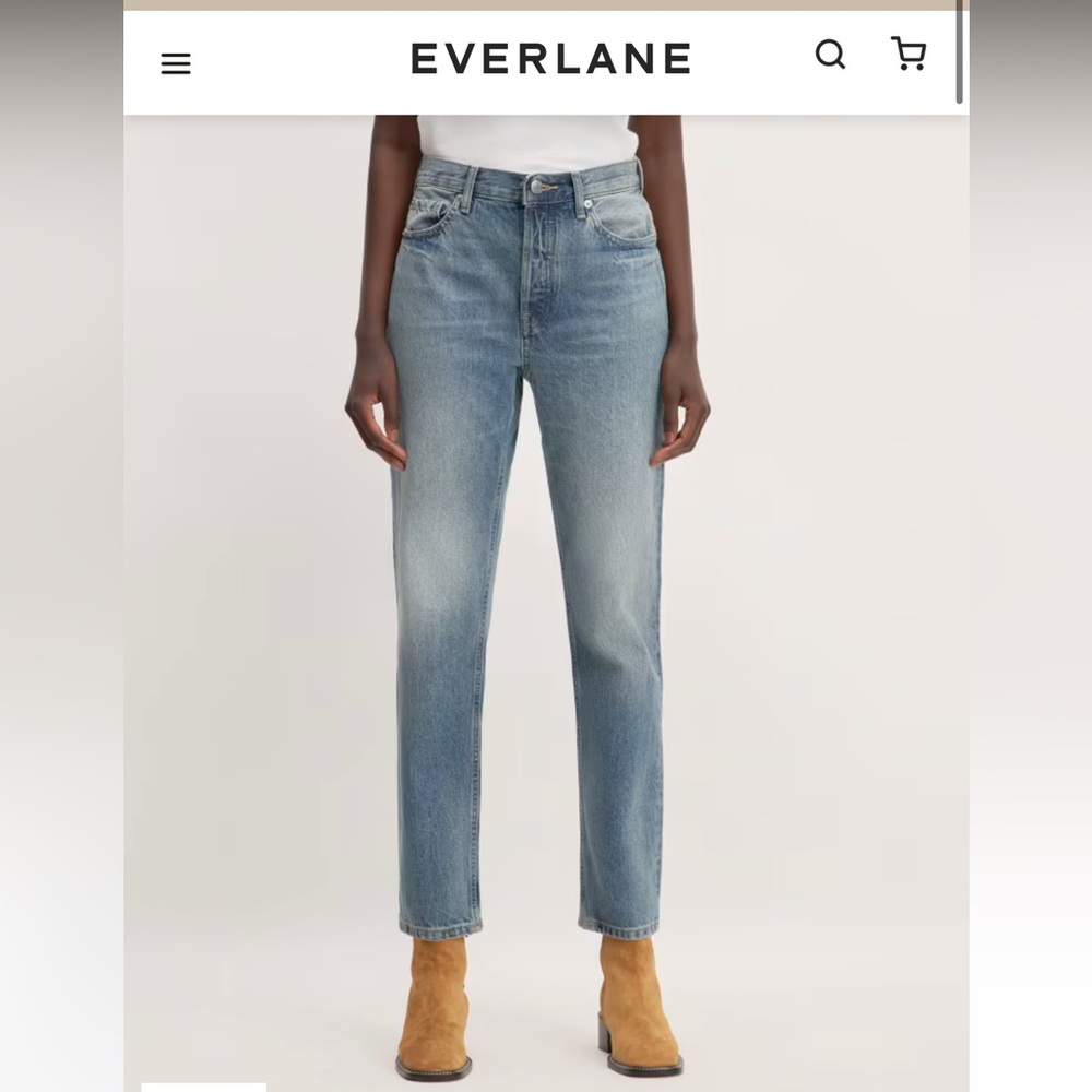 NWT EVERLANE The ’90s Cheeky® Jean VINTAGE MID BLUE Size 27